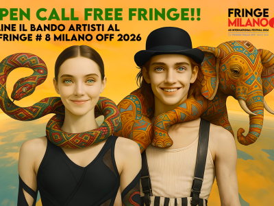 Homepage 22 visual news online il bando artisti FREE FRINGE 2026 ee67e21b